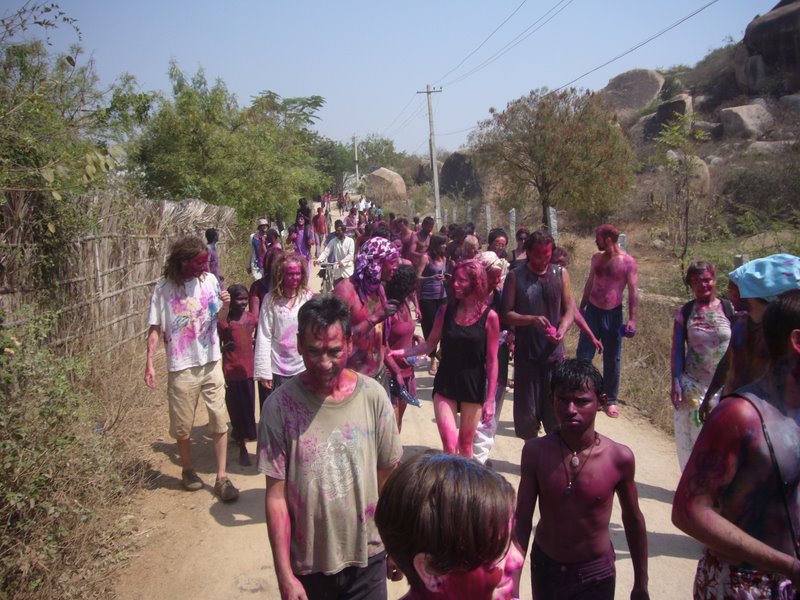 India 2010 - Hampi - Virupapur Gaddi - Holi Festival